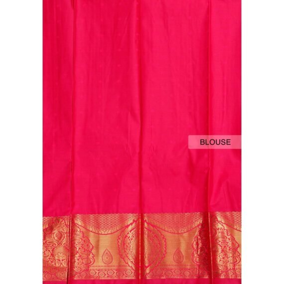 Exquisite Gold Printed Premium Silk Sarees - Image 3
