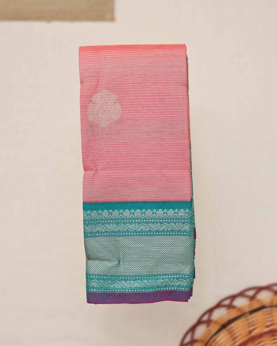 Luxurious Pink Silk Saree – Elevate Your Elegance!