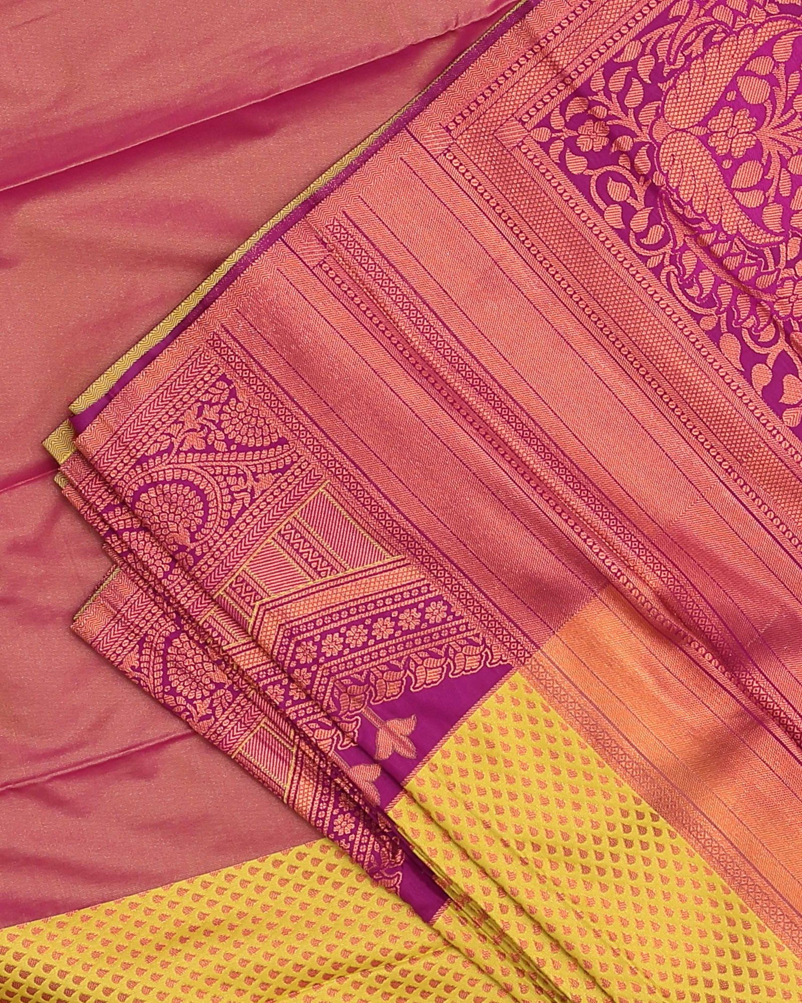 Elegant Light Yellow Premium Silk Saree for a Dazzling Look - Image 2
