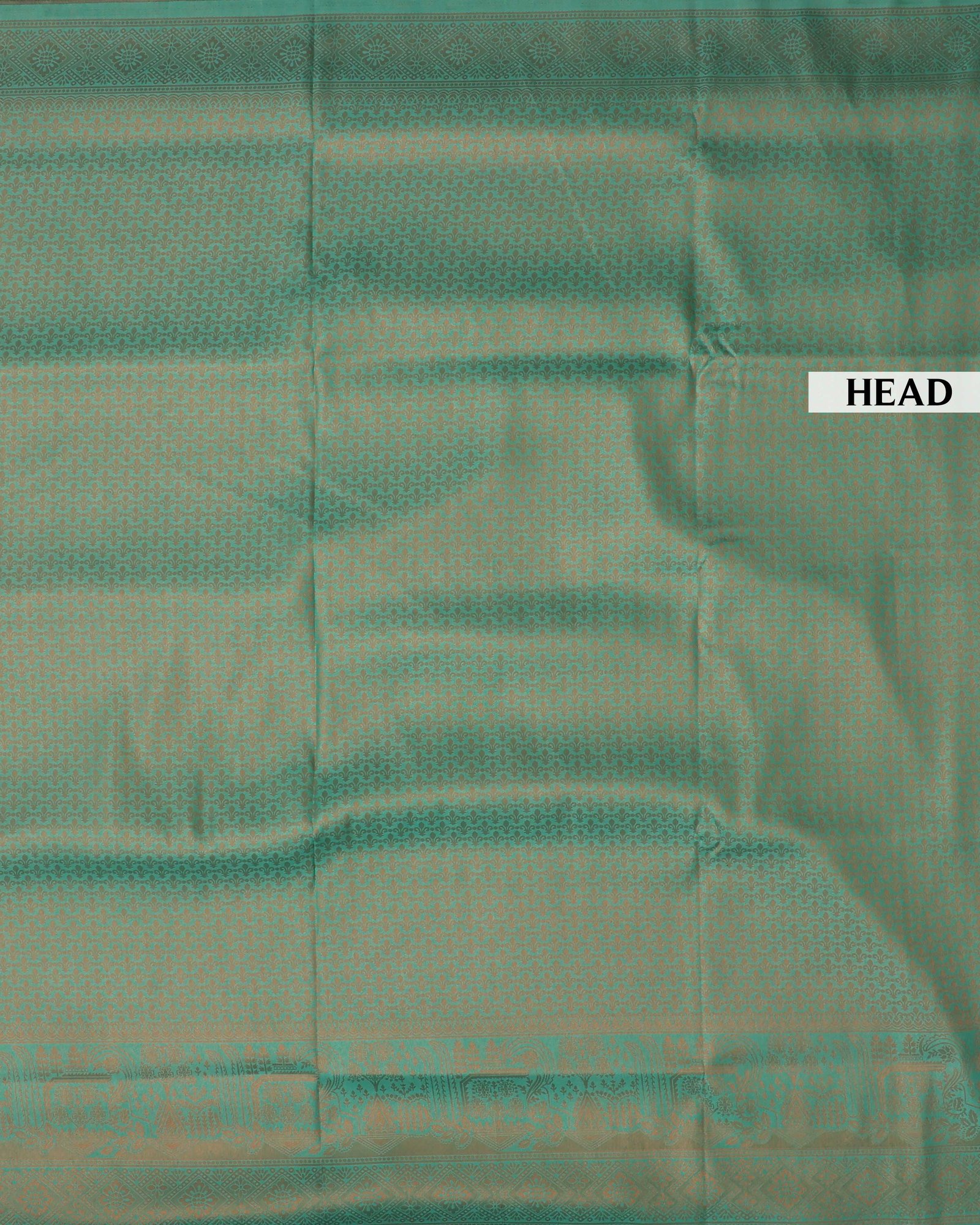 Elegant Green Soft Silk Saree - Image 3