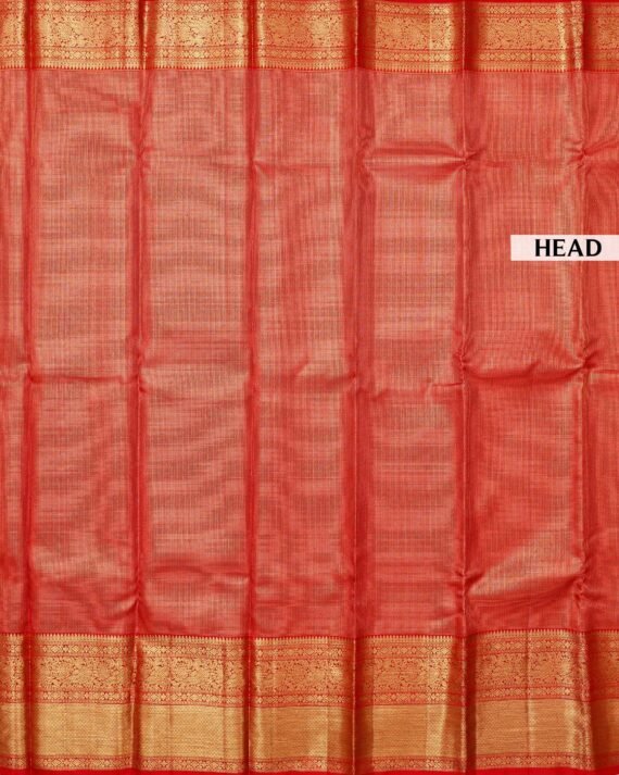 Stunning Red Kanchipuram Pure Silk Saree - Elevate Your Elegance! - Image 3