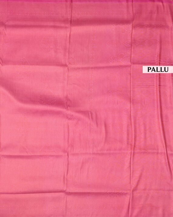Charming Pink Soft Silk Saree for Elegant Looks - Image 4