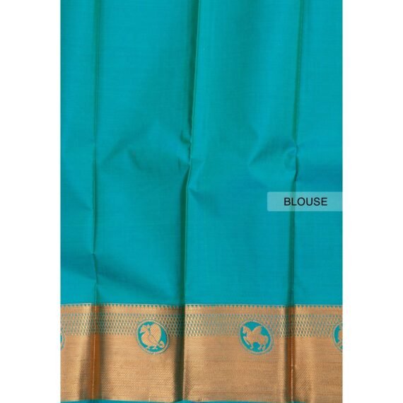 Exquisite Multi-Colored Printed Premium Silk Saree - Image 4