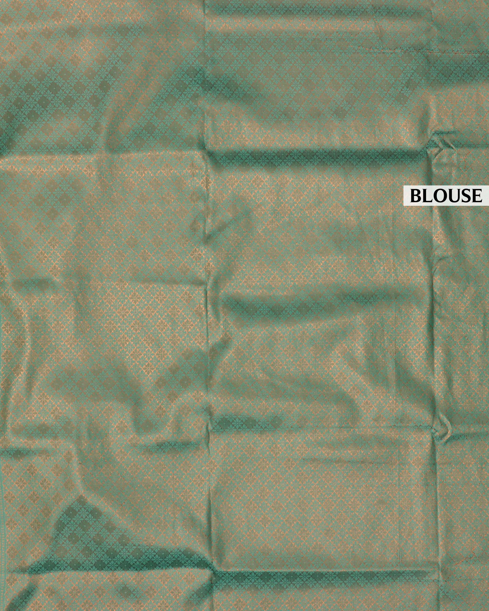 Elegant Green Soft Silk Saree - Image 5