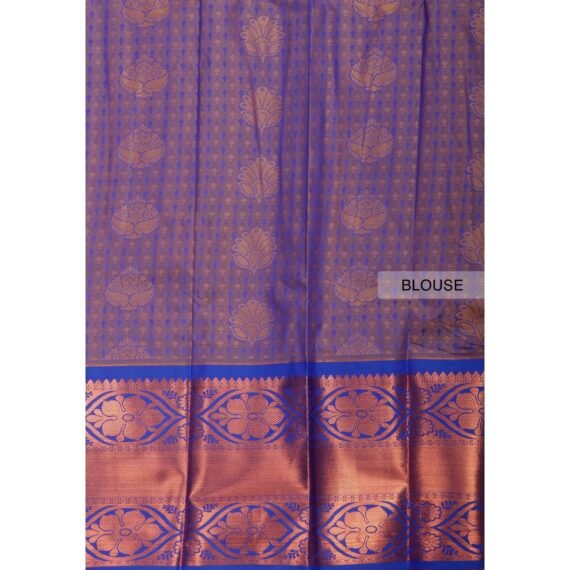 Luxurious Orange Copper Zari Silk Sarees for an Elegant Look - Image 3