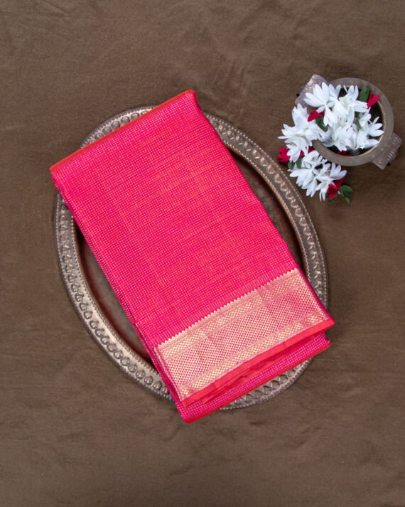 Vibrant Orange Kanchipuram Pure Silk Saree for a Radiant Look